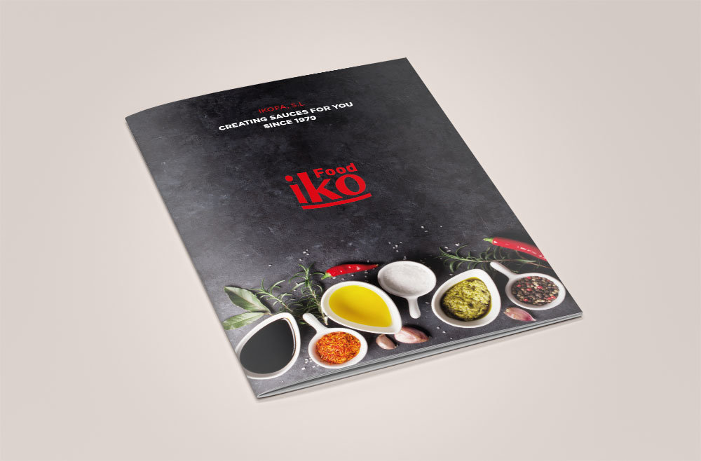 Diseño catálogo para Ikofa